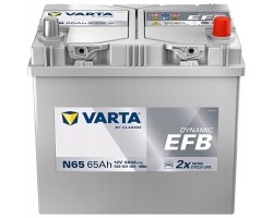 CAR BATTERY VARTA DYNAMIC EFB 65AH650A N65 RIGHT NEW MODEL