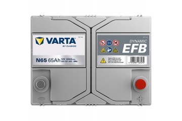 CAR BATTERY VARTA DYNAMIC EFB 65AH650A N65 RIGHT NEW MODEL Catalog number of the part 565501065D842