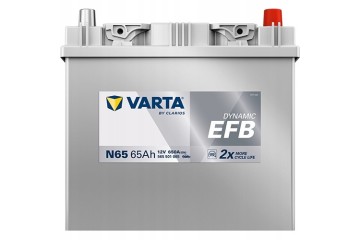 CAR BATTERY VARTA DYNAMIC EFB 65AH650A N65 RIGHT NEW MODEL Part manufacturer Varta