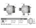 ALTERNATOR 120A DAN1023 DENSO FORD C MAX FOCUS Catalog number of the part DAN1023