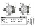 ALTERNATOR 150A DAN991 DENSO LAND ROVER Part manufacturer Denso