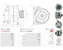 New Alternator FORD Explorer 3 5 LINCOLN MKS 3 5 FORD Flex 3 5 Quality of parts according to GVO Q original with factory logo OE