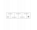 Starting battery BOSCH Product weight with unit packaging 22 kg