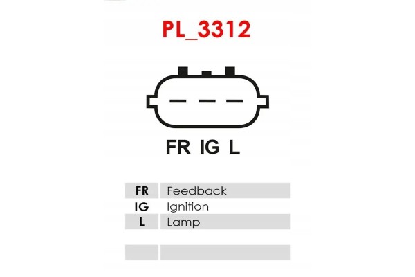 ALTERNATOR 90A A6013PR AS PL TOYOTA YARIS I Alternator charging current 90 A