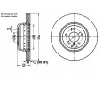 Brake disc ATE 24 0130 0186 2 Disc type ventilated