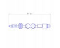 BMW E60 E61 Steel Braided Teflon Flexible Brake Cables Packaging status original