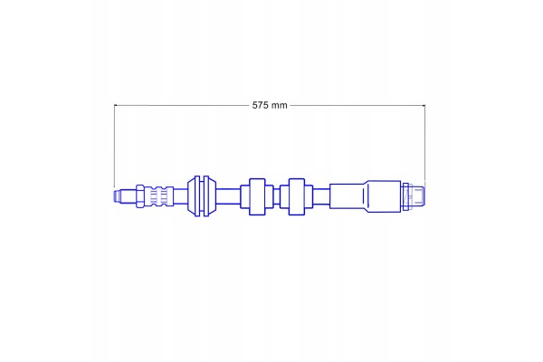 BMW E60 E61 Steel Braided Teflon Flexible Brake Cables Packaging status original