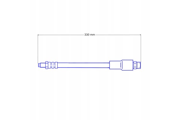 BMW E60 E61 Steel Braided Teflon Flexible Brake Cables Catalog number of the part ZPET 0108 Przewody hamulcowe teflonowe w oploc