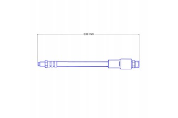 BMW E60 E61 Steel Braided Teflon Flexible Brake Cables Catalog number of the part ZPET 0108 Przewody hamulcowe teflonowe w oploc