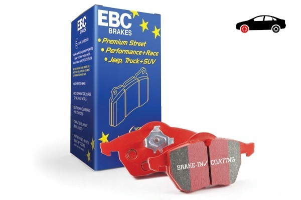 Brake pads REDSTUFF EBC Brakes Audi A3 8Y A3 quattro 8Y S3 8V S3 8Y