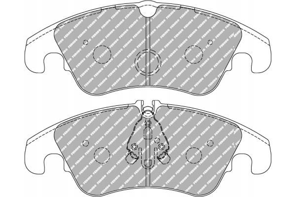 Ferodo DS Performance FDS4044 Brake Pads Catalog number of the part FDS4044