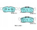 BRAKE PADS FRONT ATE CERAMIC J GRAND CHEROKEE 12 MB GL CLASS 12 Catalog number of the original JE