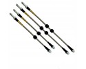 AUDI A6 C7 Steel Braided Teflon Flexible Brake Cables