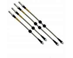 AUDI A6 C7 Steel Braided Teflon Flexible Brake Cables