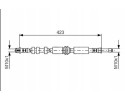 AUDI A6 C7 Steel Braided Teflon Flexible Brake Cables Part manufacturer PHU DONOCIK