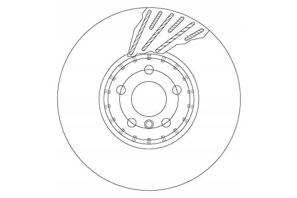 BRAKE DISC LEFT FRONT DF6890S TRW BMW Packaging status original