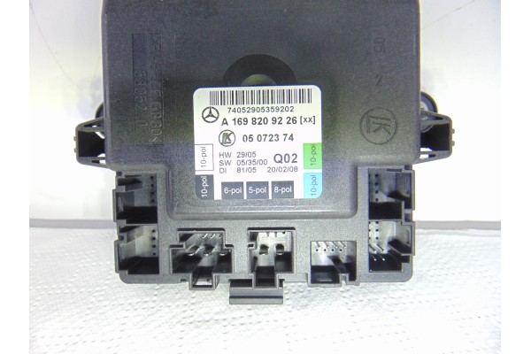 A1698209226 MODULO ELECTRONICO MERCEDES-BENZ CLASE B (BM 245)