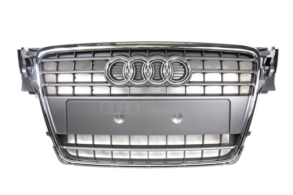 GRILL GRILLE FRONT AUDI A4 B8 GREY ASO