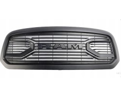 DODGE RAM 1500 2013 2018 DUMMY GRILL BLACK FOR PAINTING FRAME LOGO