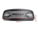 DODGE RAM 1500 2013 2018 DUMMY GRILL BLACK FOR PAINTING FRAME LOGO Catalog number of the part SY P101 09