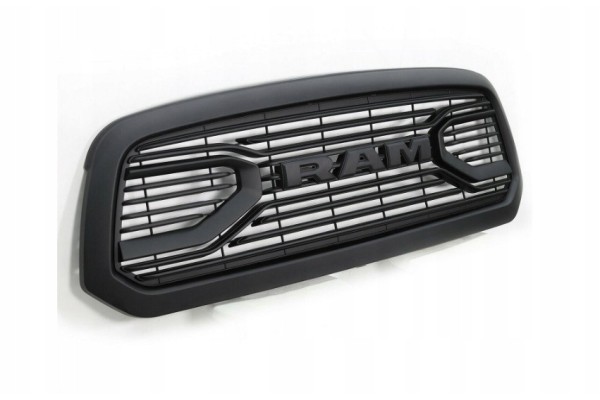 DODGE RAM 1500 2013 2018 DUMMY GRILL BLACK FOR PAINTING FRAME LOGO Part manufacturer Chiny