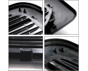 DODGE RAM 1500 2013 2018 DUMMY GRILL BLACK FOR PAINTING FRAME LOGO Installation side front