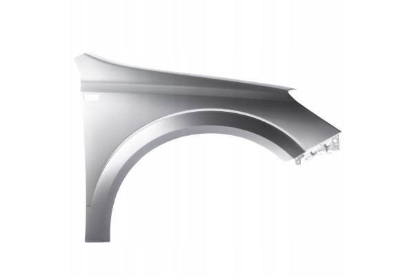 BLU Mudguard OPEL ASTRA H 3 III Z157 right silver 04 14 front StarSilber Color silver