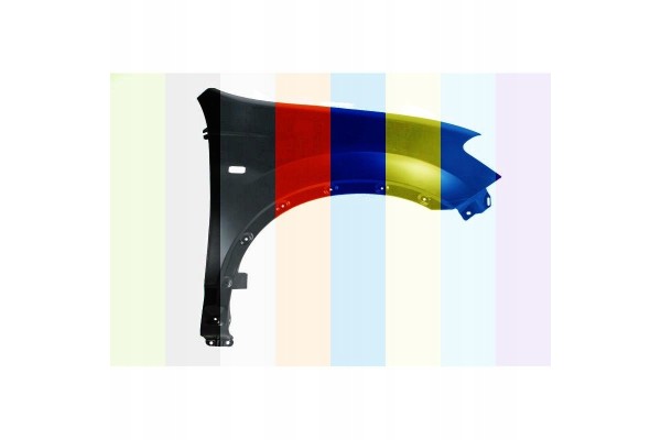Mudguard front P galvanized NISSAN QASHQAI I J10 04 10 04 14 Catalog number of the part 6504 04 1617314Q