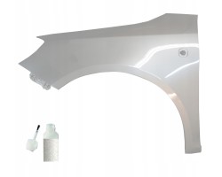 Mudguard Skoda Fabia 5J II Zinc Colour LA7W left 07 15