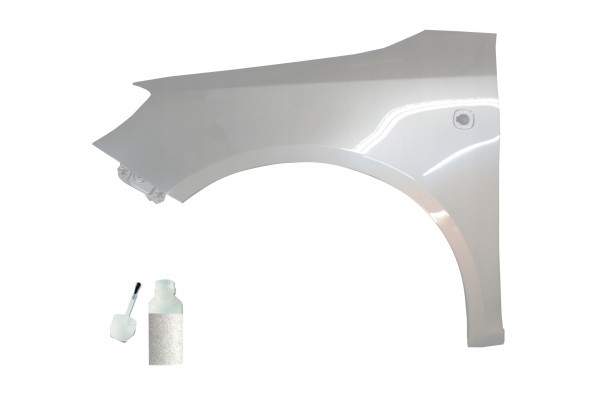 Mudguard Skoda Fabia 5J II Zinc Colour LA7W left 07 15
