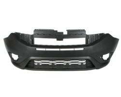Front bumper with dummy center halogens black THATCHAM FIAT DOBLO II