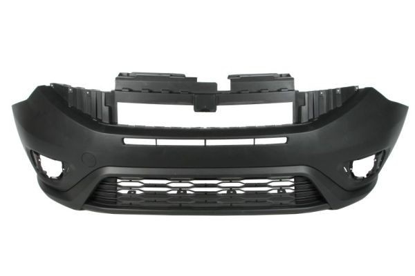 Front bumper with dummy center halogens black THATCHAM FIAT DOBLO II