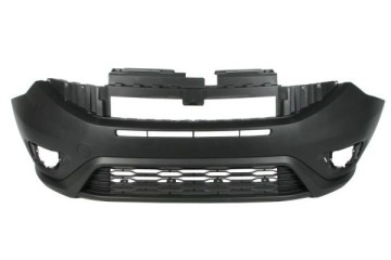 Front bumper with dummy center halogens black THATCHAM FIAT DOBLO II