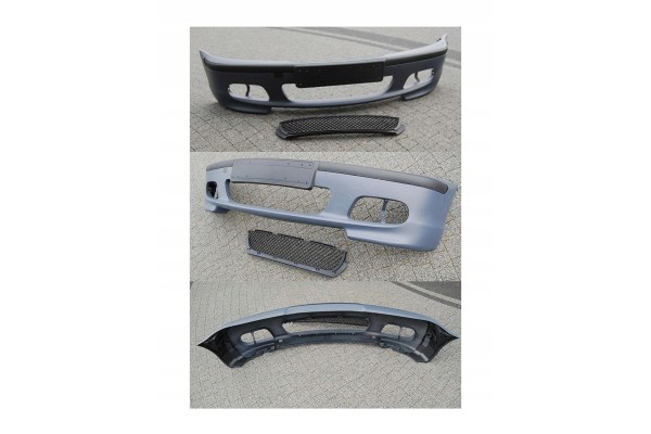 BUMPER FRONT BMW E46 M PACKAGE 98 07 HALOGENS Color to be painted