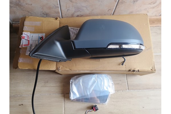 SKODA SUPERB II exterior mirror LEFT NEW electric turn signal Part manufacturer VAN Wezel