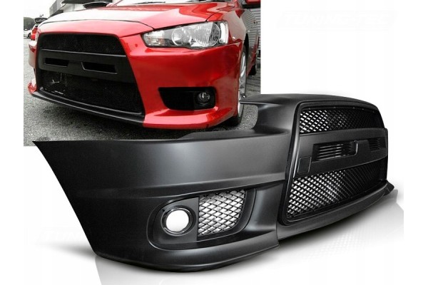 Bumper Front set Grilles Tuning Sport EVOlook Mitsubishi Lancer VIII 8 07 Car type passenger cars