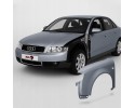 BLU Mudguard AUDI A4 B6 LY7H left silver 00 04 front galvanized Packaging status original