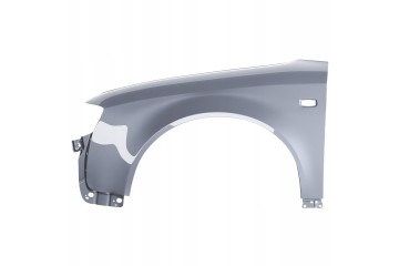 BLU Mudguard AUDI A4 B6 LY7H left silver 00 04 front galvanized Color silver