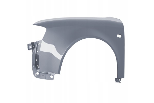 BLU Mudguard AUDI A4 B6 LY7H left silver 00 04 front galvanized Part manufacturer BLU
