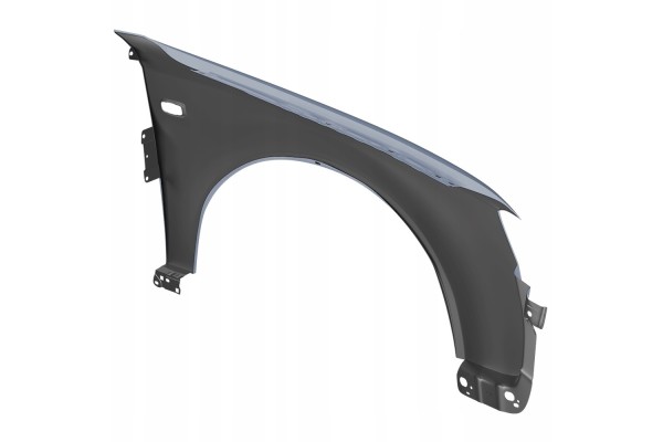 BLU Mudguard AUDI A4 B6 LY7H left silver 00 04 front galvanized Product weight with unit packaging 5 kg