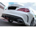 DIFFUSER MERCEDES CLA W117 X117 15 18 LIFTING CLA45 AMG BLACK POLYSK FL Quality of parts according to GVO P replacement with ori