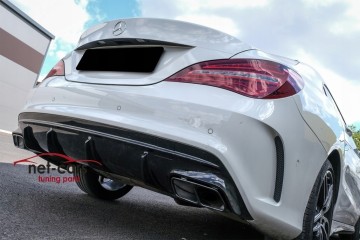 DIFFUSER MERCEDES CLA W117 X117 15 18 LIFTING CLA45 AMG BLACK POLYSK FL Quality of parts according to GVO P replacement with ori