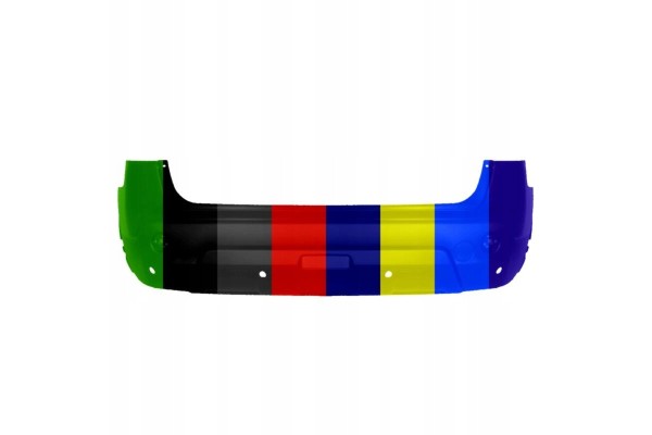Rear bumper 4 PDC NISSAN QASHQAI I J10 11 06 04 10 Part manufacturer Blic