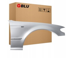 BLU Mudguard BMW 3 E46 354 right silver 01 05 front sedan station wagon FL galvanized