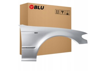 BLU Mudguard BMW 3 E46 354 right silver 01 05 front sedan station wagon FL galvanized