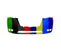Front bumper black RENAULT MASTER III 06 19 05 24 Catalog number of the part 5510 00 6092900Q
