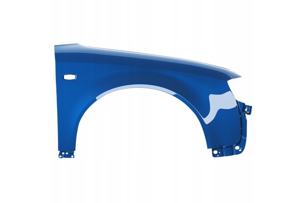 BLU Mudguard AUDI A4 B6 LZ5C right blue 00 04 front Packaging status original