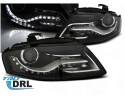 Front lamps TRUE DRL BLACK fits AUDI A4 B8 04 08 11 Additional information adjustment motors included