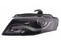 Front lamps TRUE DRL BLACK fits AUDI A4 B8 04 08 11 Quality of parts according to GVO P replacement with original quality