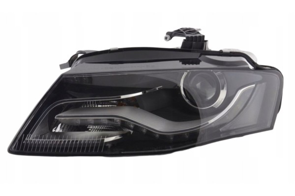 Front lamps TRUE DRL BLACK fits AUDI A4 B8 04 08 11 Quality of parts according to GVO P replacement with original quality